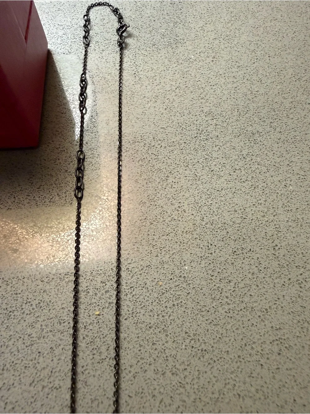 Helen Ficalora 925 oxidized silver chain. Adjustable w many loops.